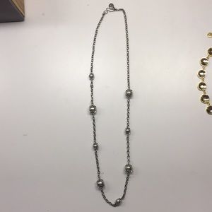 Tory Burch pearl stations necklace